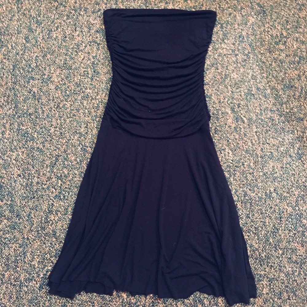 The Limited Black strapless dress